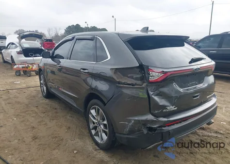 2015 Ford Edge Titanium from USA, damaged, VIN 2FMTK3K8XFBB19401